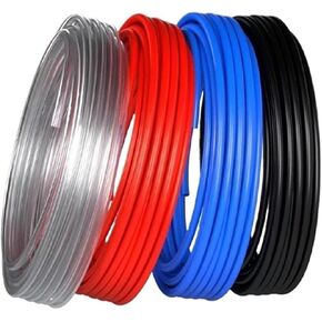 10m/20m/50m/100meters Pneumatic Air Hose Plastic Tube 4mm 6mm 8mm 10mm 12mm Air Hose Tube Pneumatic Tube Tubing(Transparent 50m,12x8mm) in Kuwait