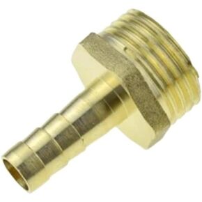 Brass Hose Fitting 4mm 6mm 8mm 10mm 12mm 19mm Barb Tail 1/8 1/4 1/2 3/8 Thread Air Water Pipe Connector Joint Coupler Adapter(PC,6MM BARB_3I8 THREAD) in Kuwait