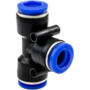 50/200PCS 3-Way T-Shaped Pneumatic Fittings, 4mm 6mm 8mm 10mm 12mm Hose Tube Push-In Air Gas Connectors(PEG8-4,200Pcs) in Kuwait