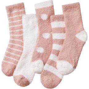Tavaleu Fuzzy Socks for Women, Winter Soft Fluffy Socks Women, Warm Cozy Sock Home Sleeping Slipper Sock in Kuwait
