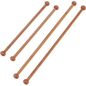OLYCRAFT 4 قطع خشبية العلم راية القطب 9/12 بوصة قضيب الجدار شنقا شريط راية شماعات القطب راية شماعات حديقة العلم الشماعات للمفروشات والبطانيات والستائر وتزيين الجدار in Kuwait