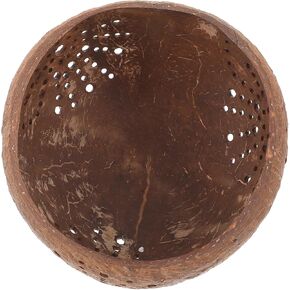 OUNONA Coconut Shell Candle Bowl Hollow Design Decorative Storage Jar for Scented Candles Craft Bowl for Home and Office in Kuwait