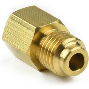 Brass R134a to R12 AC Adapter Fitting with 1/2" ACME Male and 1/4" SAE Female Quick Coupling for Automotive Air Conditioning Systems in Kuwait