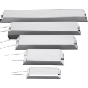 1Pcs Brake Resistor RXLG 1000W 1500W Aluminum Shell Resistance 1kw 1.5kw Servo Frequency Conversion High Power 5R 40R 100R 500R(1kW 50R) in Kuwait
