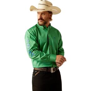 Ariat Male Team Logo Twill Classic Fit Shirt Quiet Shade XX-Large in Kuwait