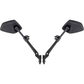 FENRIR CNC سبائك الألومنيوم مقهى المتسابق جولة سوداء للدراجات النارية بار نهاية المرايا الجانبية 22 مم 7/8 بوصة المقود مرآة الرؤية الخلفية العالمية لM8/M6 سوبر سبورت عارية دراجة الشارع كروزر سكوتر مينيموتو in Kuwait