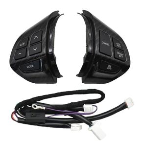 Steering Wheel Mounted Cruise Control Switch Butto Bluetooth Phone Cruise Control Steering Wheel Switches/Fit for Mitsubishi Lancer CX Outlander ASX 2007 2008 2009 2010 2011(1Set) in Saudi Arabia