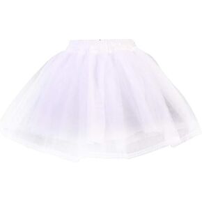 المرأة الصلبة اللون طبقات مزدوجة قصيرة تول تنورات مطاطا حزام الرقص اكسسوارات الزفاف in Kuwait