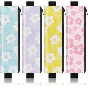 4 عبوات من حامل أقلام مرن للكمبيوتر المحمول، وحقيبة أقلام مطبوعة مع شريط مطاطي وسحاب، وحامل أقلام جلدي للمخططين والمجلات والكتب in Kuwait