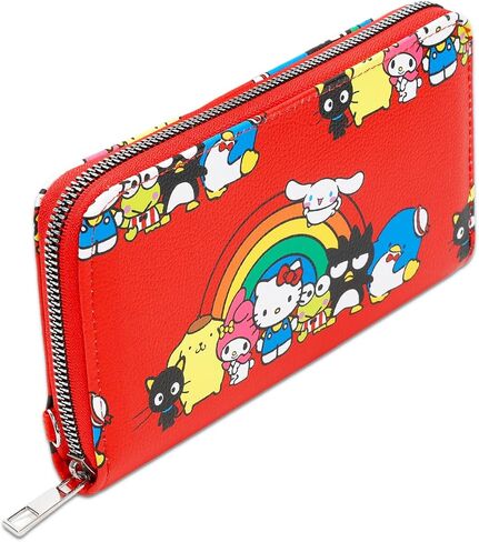Hello Kitty and Friends Wallet for Women Set - Bundle with Sanrio Card Organizer with Pockets and Wrist Strap for Women Plus Stickers | Hello Kitty Wallet for Teens, Women in Saudi Arabia