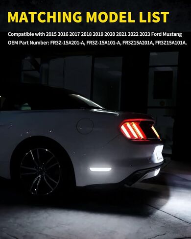 Asgohme LED الجبهة الحاجز الجانب علامة بدوره أضواء إشارة استبدال الجمعية متوافق مع BMW E82 E88 E90 E91 E92 E93 E60 E61 E83، عدسة مدخنة داكنة Sidemarker العنبر حزمة مصباح من 2 in Kuwait