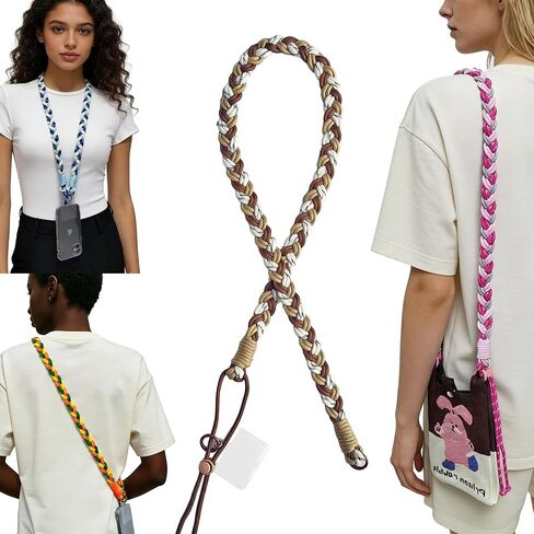 Cell Phone Lanyard, Purse Strap Replacement Crossbody for Handbags, Adjustable Cute Lanyard for Women in Saudi Arabia