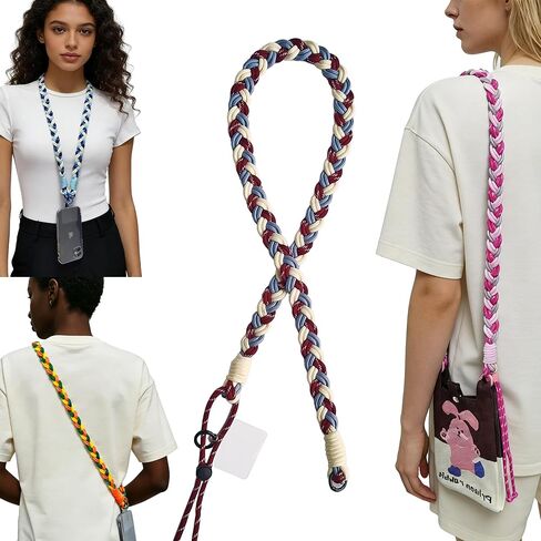 Cell Phone Lanyard, Purse Strap Replacement Crossbody for Handbags, Adjustable Cute Lanyard for Women in Saudi Arabia