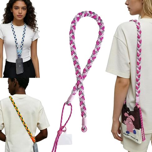 Cell Phone Lanyard, Purse Strap Replacement Crossbody for Handbags, Adjustable Cute Lanyard for Women in Saudi Arabia