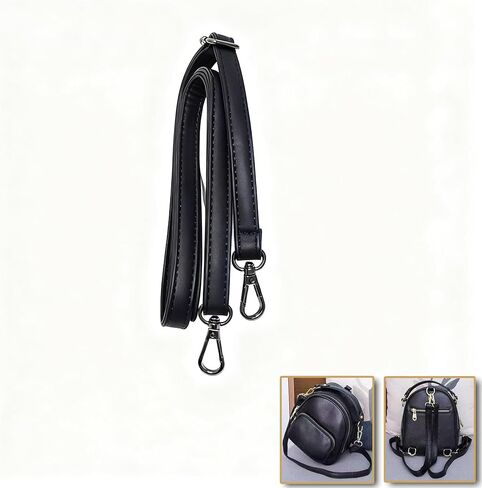 2 Pack Backpack Purse Straps Replacement with Double Swivel Snap Hooks Adapter Adjustable PU Leather Backpack Shoulder Straps for Women Mini Backpack Small Travel Backpack Ladies Shoulder Bags in Saudi Arabia