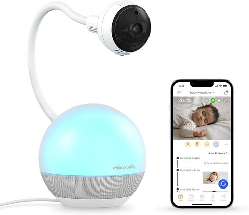 جهاز مراقبة الأطفال CHILLAX Giraffe Pro Max، كاميرا بدقة 1080 بكسل عالية الدقة مع شاشة 5 بوصات 720 بكسل، وضع الخصوصية، رقبة معقوفة مرنة، LED تعتيم تلقائي، محادثة ثنائية الاتجاه، ورؤية ليلية، فيديو مع كاميرا وصوت in Saudi Arabia