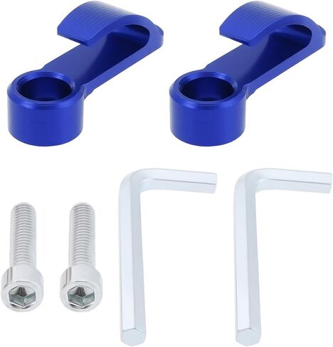 2Pcs Motorcycle Handlebar Hook CNC Aluminium Helmet Hook Suitable for Motorcycle Helmets Gloves Cups(Red) in Saudi Arabia