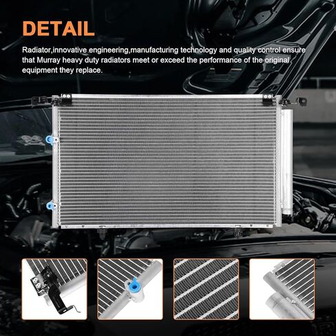 ROADFAR A/C Condenser Compatible with 2004-2009 For Toyota Prius 1.5L, Condenser in Saudi Arabia