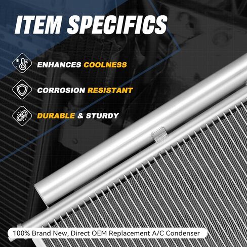 Auto Dynasty DPI 3506 Factory Style Aluminum A/C Condenser Compatible with Honda Ridgeline 2006-2014 in Saudi Arabia