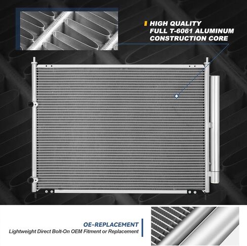 Auto Dynasty DPI 3506 Factory Style Aluminum A/C Condenser Compatible with Honda Ridgeline 2006-2014 in Saudi Arabia