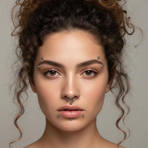 40PCS 16G Piercing Balls, 3/4/5/6mm Internal thread Septum Balls, Stainless Steel Piercing Ball, for Piercing Jewelry Tongue, Nipple, Navel, Nose (Black, Silver, 4 sizes) in Kuwait