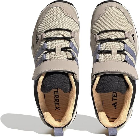 adidas Terrex, AX2R CF Hiking Shoe - Kids', Sand Strata/Silver Violet/Acid Orange, 13.5 in Saudi Arabia