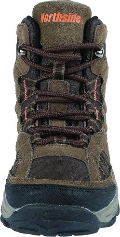Northside Unisex RAMPART MID WATERPROOF Hiking Boot, Brown, 2 Medium US Little Kid in Saudi Arabia