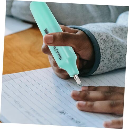 Portable Electric Eraser for Students and Artists Precise Drawing and Sketching Tool Lightweight and Easy to Use Design for Kindergarten and School Use Green Color in Saudi Arabia