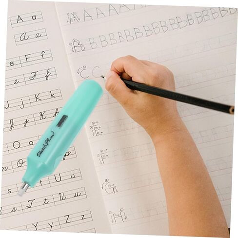 Portable Electric Eraser for Students and Artists Precise Drawing and Sketching Tool Lightweight and Easy to Use Design for Kindergarten and School Use Green Color in Saudi Arabia