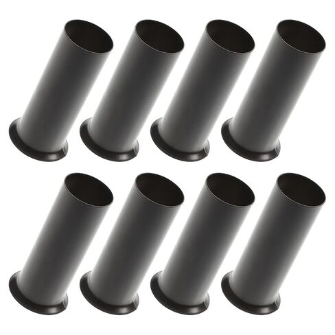 Cabilock 8pcs Vintage European Style Candelabra Sleeve Covers for Ceiling Lamps Metal Flared Edge Candle Socket Covers Lighting Fixture Accessories for Events and Home Decor in Saudi Arabia