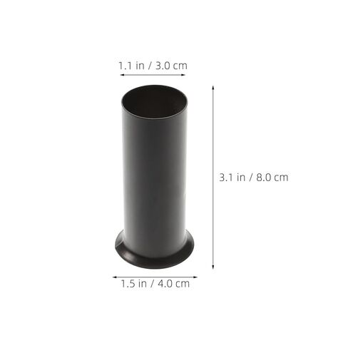 Cabilock 8pcs Vintage European Style Candelabra Sleeve Covers for Ceiling Lamps Metal Flared Edge Candle Socket Covers Lighting Fixture Accessories for Events and Home Decor in Saudi Arabia