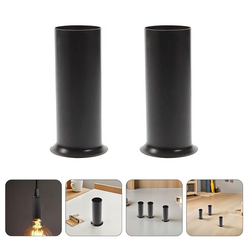 Cabilock 8pcs Vintage European Style Candelabra Sleeve Covers for Ceiling Lamps Metal Flared Edge Candle Socket Covers Lighting Fixture Accessories for Events and Home Decor in Saudi Arabia