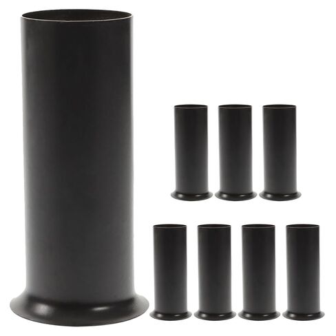 Lurrose 8pcs Metal Candle Socket Sleeves for Chandeliers Flared Edge Ceiling Lamp Holders Vintage Style Hanging Lamp Base Covers Elegant Lighting Parts for Parties and Home Decor in Saudi Arabia
