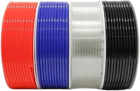 10M/20M/50M/100M Air Hose Tube Outer diameter 4/6/8/10/12mm Pipe Line Hose Pneumatic Air Compressor Tubing(Transparent 100M,12x8mm) in Kuwait