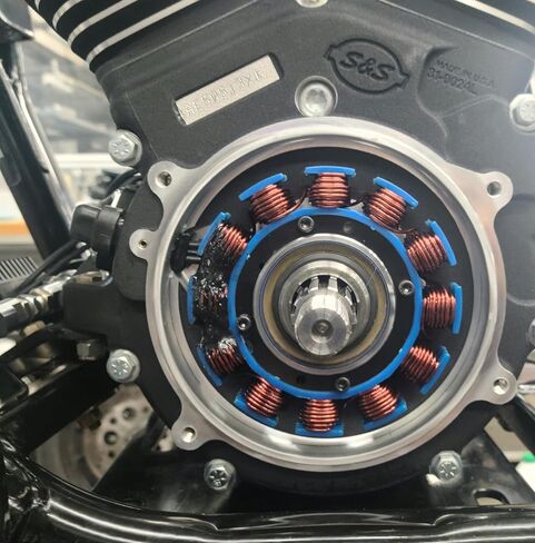 الجزء الثابت والدوار 32 أمبير لموديلات Harley EVO 1989-1996 FLT FLH (باستثناء EFI)، 1989-1999 Softail، 1991-1998 Dyna، 1989-1994 FXR ملاحظة: لا تناسب موديلات Sportster in Kuwait