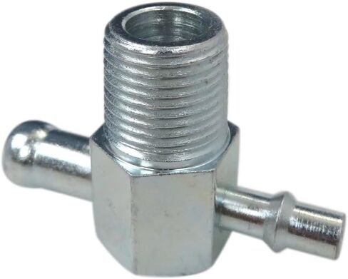 XSPANDER Upgraded Intake Manifold Vacuum T Fitting 3/8" NPT Thread 1/4" & 3/8" Nipple Steel ZINC for SBC BBC Chevy GMC Olds Cadillac Pontiac Buick Ford in Saudi Arabia