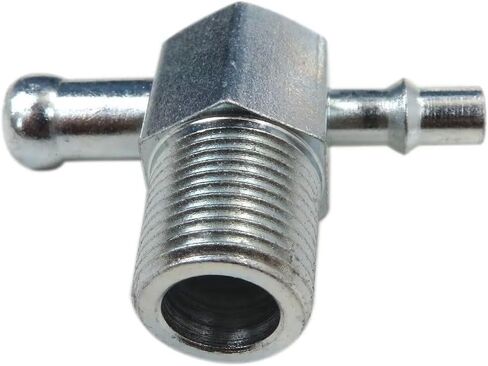 XSPANDER Upgraded Intake Manifold Vacuum T Fitting 3/8" NPT Thread 1/4" & 3/8" Nipple Steel ZINC for SBC BBC Chevy GMC Olds Cadillac Pontiac Buick Ford in Saudi Arabia