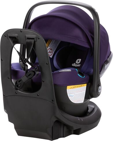 Diono LiteClik30 XT SafePlus Infant Car Seat and Base, Rear-Facing for Infants 4-30lbs, SafePlus Engineering, with Infant Insert, UPF 50+ Sunshade (Black Storm) in Saudi Arabia