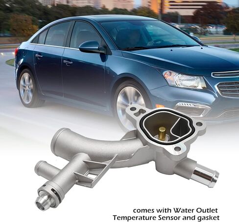منفذ مياه مبيت مبرد محرك الألومنيوم VIKKSAER، بديل لسيارة Chevy Cruze Sonic Trax 1.4L، استبدال # 25193922 902-846 55565334 in Saudi Arabia