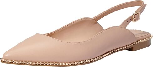 Coach Women's VAE Leather Skimmer Ballet Flat in Saudi Arabia