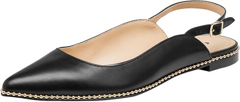 Coach Women's VAE Leather Skimmer Ballet Flat in Saudi Arabia