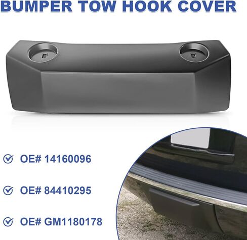 غطاء وصلة المقطورة، غطاء خطاف السحب متوافق مع 2015 2016 2017 2018 2019 2020 Escalade/Escalade ESV 6.2L OE# 14160096، 84410295، GM1180178، 23431237 in Saudi Arabia