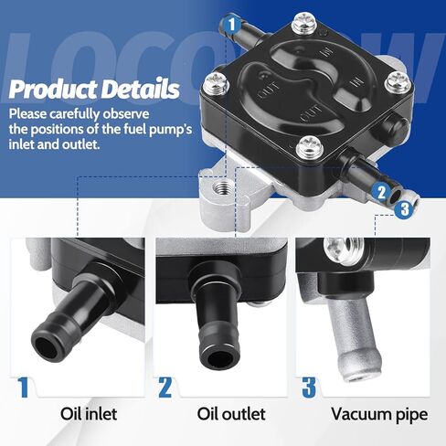 Fuel Pump Replacement for B&S 844527 844089, for models 540000 541000 542000 543000 engines Lawn Mower in Saudi Arabia