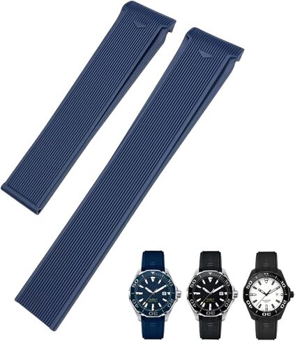 20 مللي متر 22 مللي متر المطاط حزام ساعة سيليكون صالح لل تاغ هوير F1 كاريرا AQUARACER 300 WAY201A WAY211C الساعات اكسسوارات in Kuwait