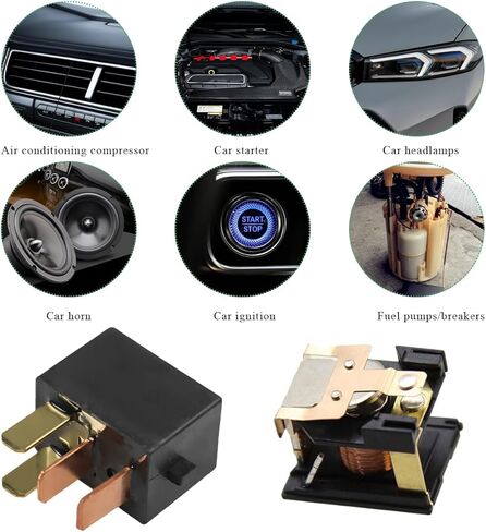 قطعتان من مرحل التيار المتردد للسيارة، G8HL-H71 AC ومرحل بدء التشغيل يستبدل 39794-SDA-A03 39794-SDA-A05، 4 دبابيس مجموعة مرحلات الطاقة متعددة الاستخدام لـ Accord Civic Crosstour CR-V CR-Z in Kuwait