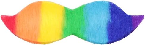 3 قطع من الشوارب المزيفة ذاتية اللصق، أزياء اللحية المشعرة الجديدة وشعر الوجه لمستلزمات حفلات عيد الميلاد وزينة شارب قوس قزح in Kuwait