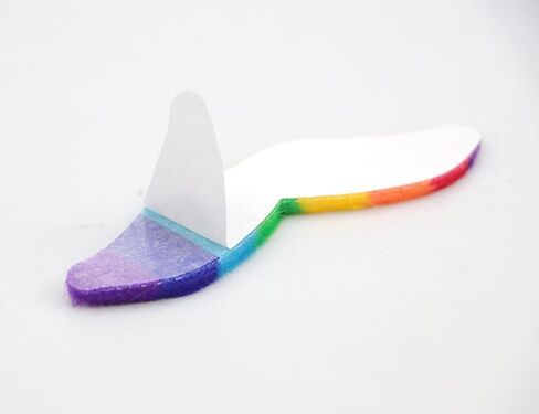 3 قطع من الشوارب المزيفة ذاتية اللصق، أزياء اللحية المشعرة الجديدة وشعر الوجه لمستلزمات حفلات عيد الميلاد وزينة شارب قوس قزح in Kuwait