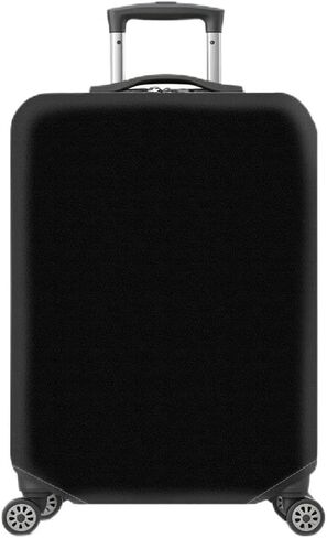 MAYJOYDIY Black Luggage Cover Suitcase Protector Travel Suitcase Cover Anti Scratch Luggage Protector Dust-Proof Washable Baggage Sleeve Fits 23-26 Inch Luggage (Size M) in Saudi Arabia