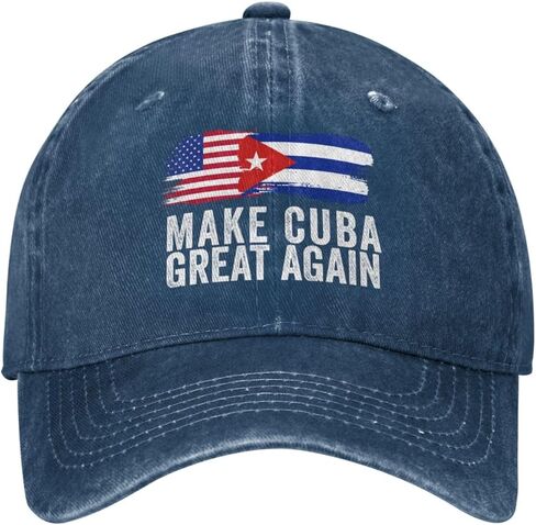 اجعل كوبا رائعة مرة أخرى قبعة قطنية بعلم كوبي GRET in Kuwait