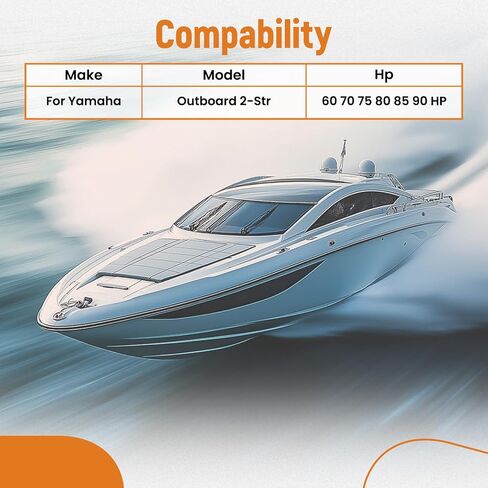 طقم تصليح دفاعة مضخة مياه من maxpeedingrods لياماها خارجي 2-Str 60 70 75 80 85 90 HP بديل 692-W0078-00-00 692-W0078-01-00 in Kuwait